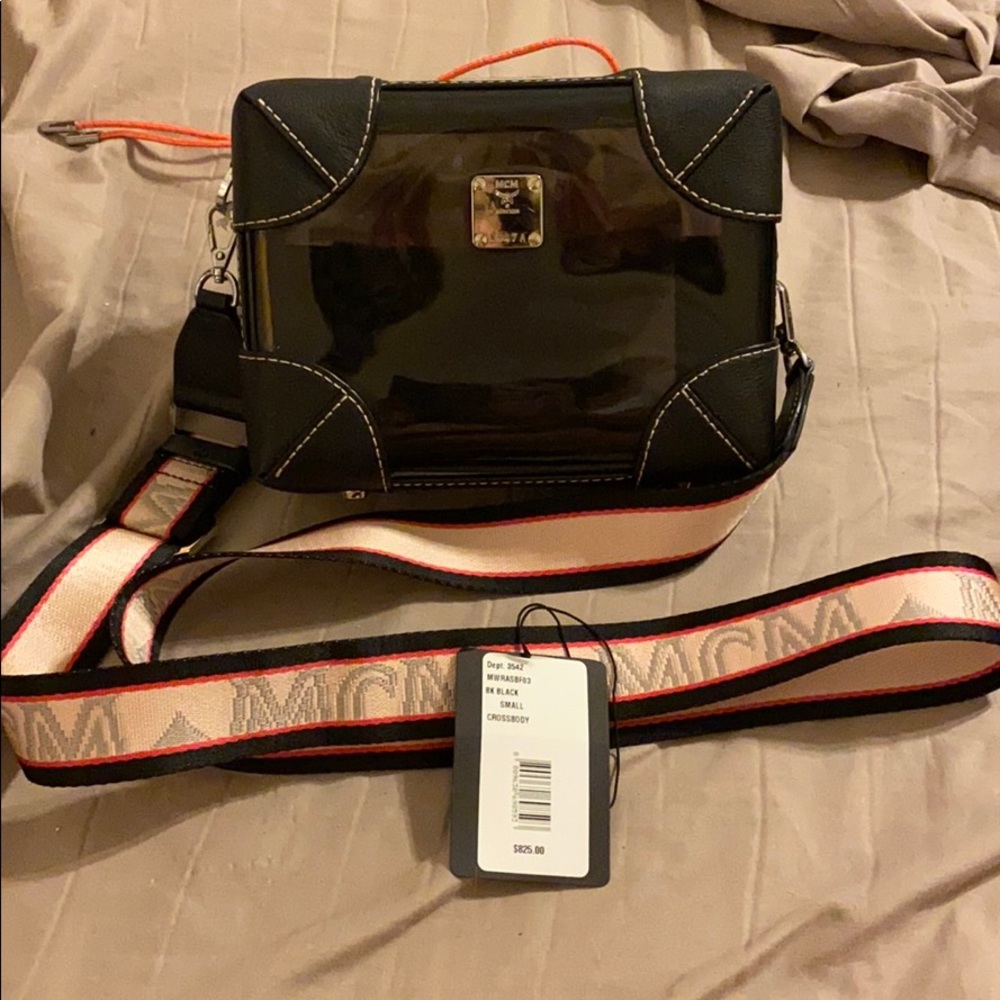 MCM Box Berlin Soft Clear Crossbody Bag